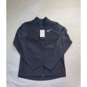 Nike Size S Tour Essential Men’s Full-Zip Golf Jacket Black White DV1663-010 Ca7